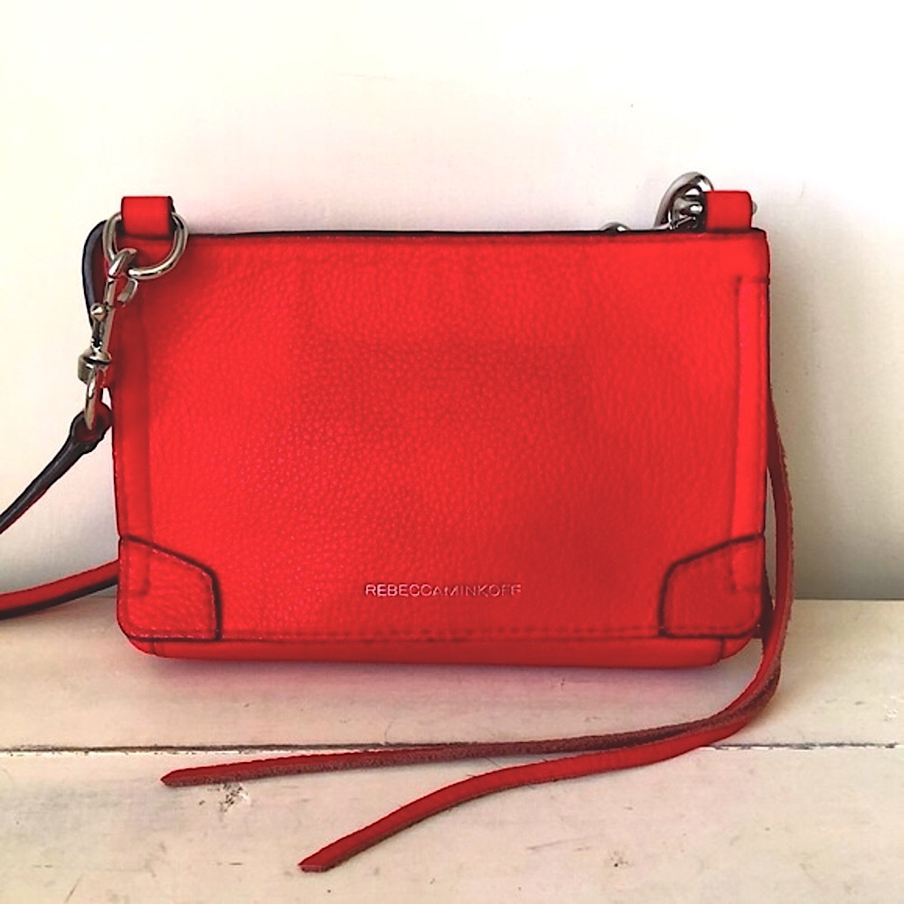 Rebecca Minkoff Red Small Crossbody Leather Bag